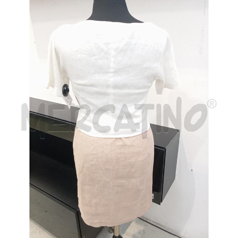 ABITO NIU  LINO BIANCO BEIGE SCOLLO INCROCIO | Mercatino dell'Usato Verona fiera 3
