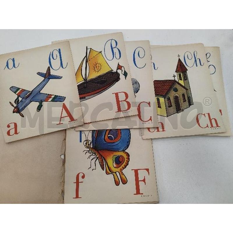 ALFABETIERE MURALE COEDIT ANNI 40/50 | Mercatino dell'Usato Verona fiera 2