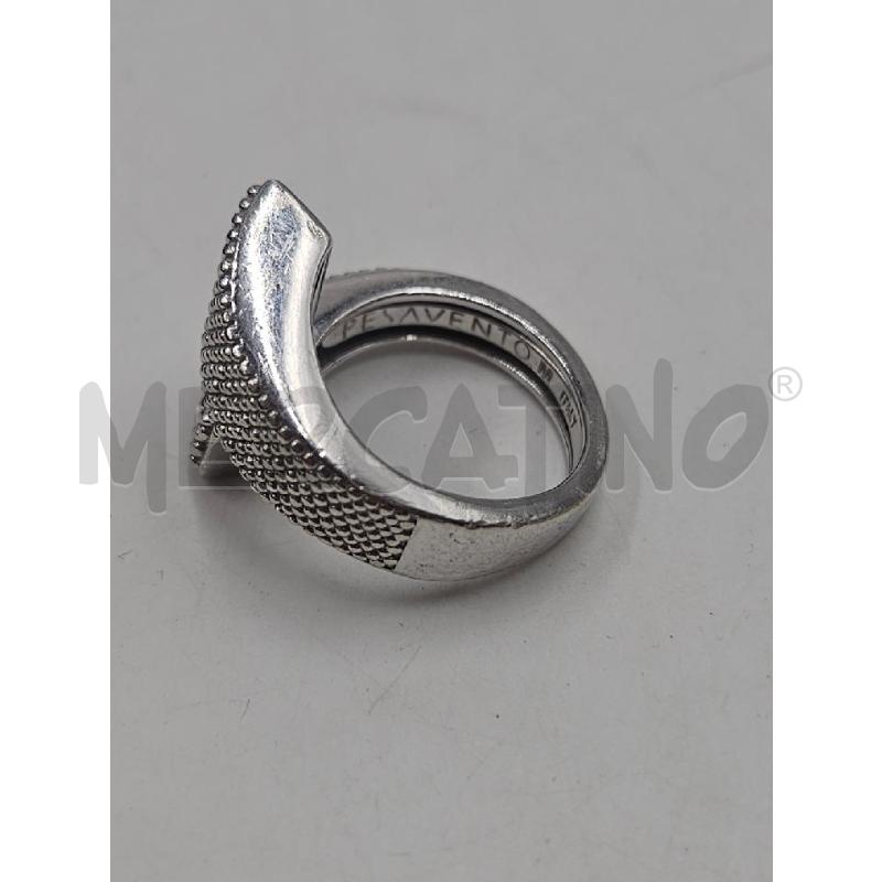 ANELLO DONNA PESAVENTO MET CROMO EFFETTO BORCHIETTE  | Mercatino dell'Usato Verona fiera 2