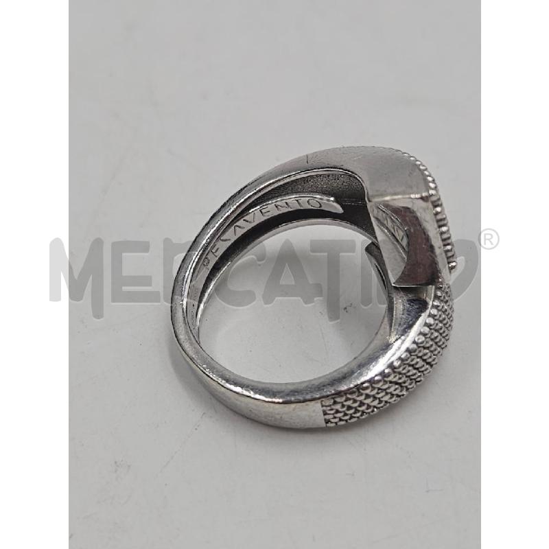 ANELLO DONNA PESAVENTO MET CROMO EFFETTO BORCHIETTE  | Mercatino dell'Usato Verona fiera 3