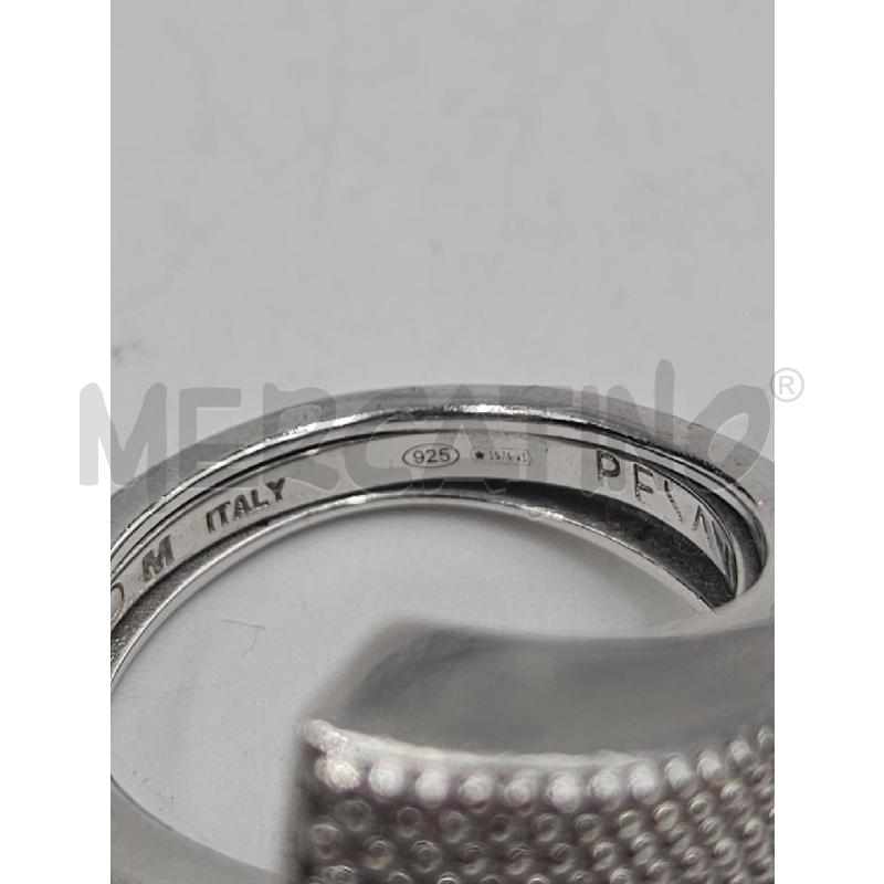 ANELLO DONNA PESAVENTO MET CROMO EFFETTO BORCHIETTE  | Mercatino dell'Usato Verona fiera 4
