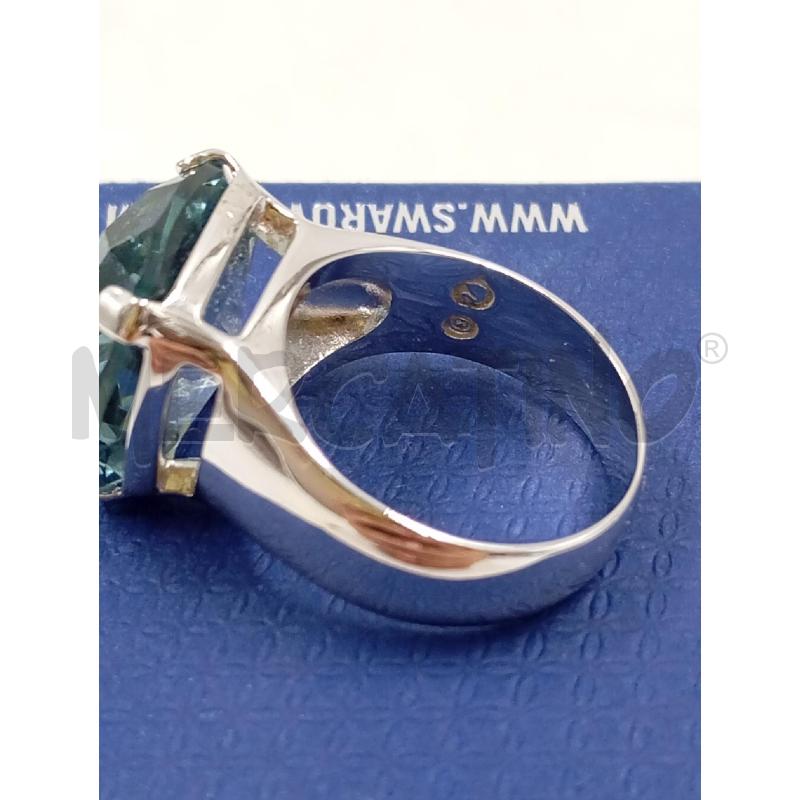 ANELLO D SWAROVSKY PIE SFACETTATA AZZURRO CHIA  | Mercatino dell'Usato Verona fiera 2