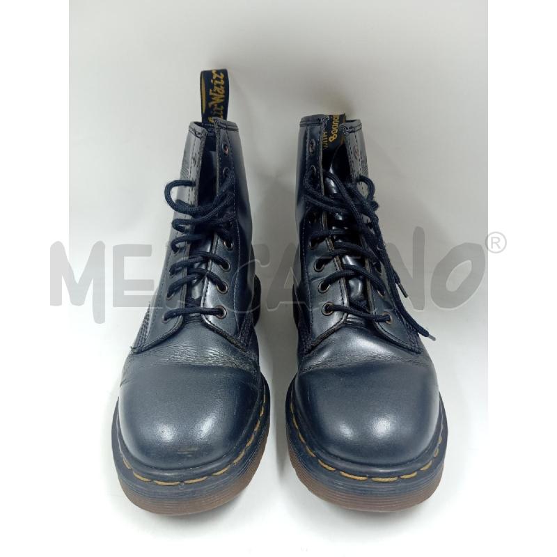 ANFIBI DOTTOR MARTENS GRIGIO METALLIZATO  | Mercatino dell'Usato Verona fiera 2
