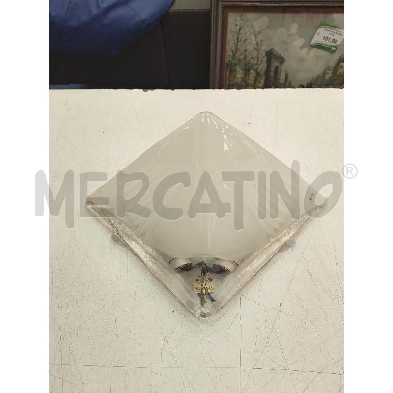 APPLIQUE MURANO BIA ROSA TRIANGOLARE | Mercatino dell'Usato Verona fiera 1
