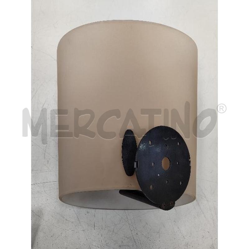 APPLIQUE VETRO ROSA MURANO SUPP MET NERO | Mercatino dell'Usato Verona fiera 5