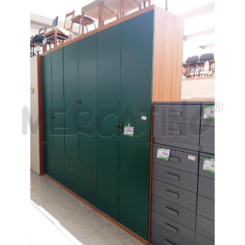 ARMADIO 6A VERDE A MODULI | Mercatino dell'Usato Verona fiera 1