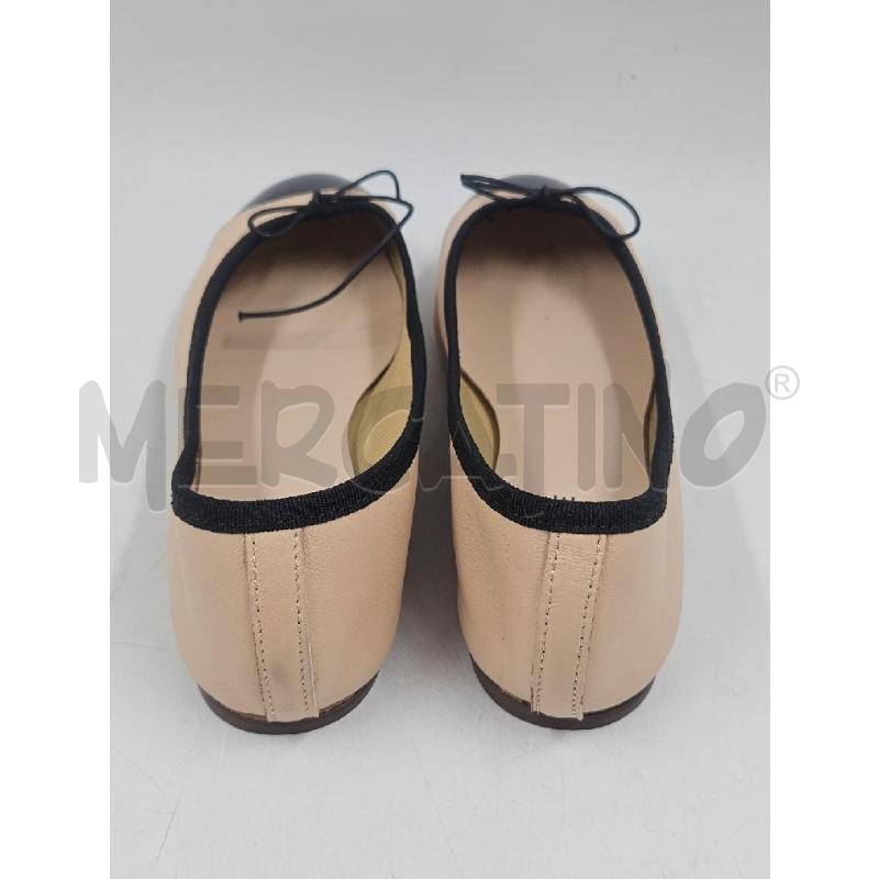 BALLERINA D BALLERETTE BEIGE NERE FIOCCO SULLA PUNTA | Mercatino dell'Usato Verona fiera 3