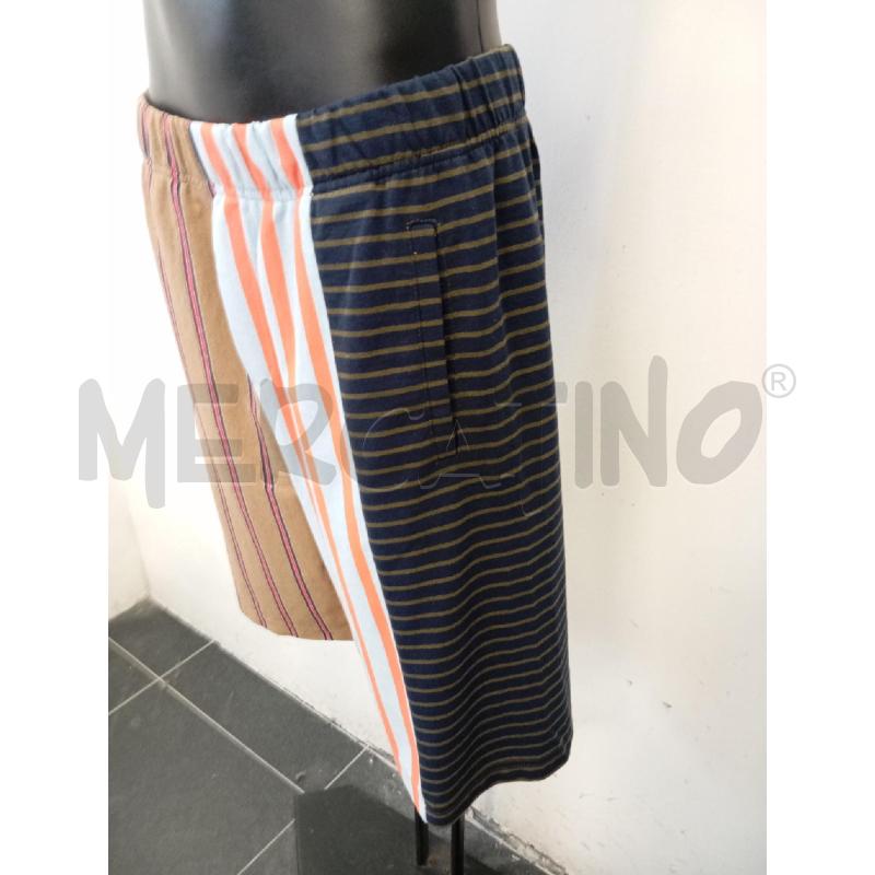 BERMUDA UOMO VERSACE JEANS COUTURE RIGHE MARRONE ARANCIO RIGHE  | Mercatino dell'Usato Verona fiera 2