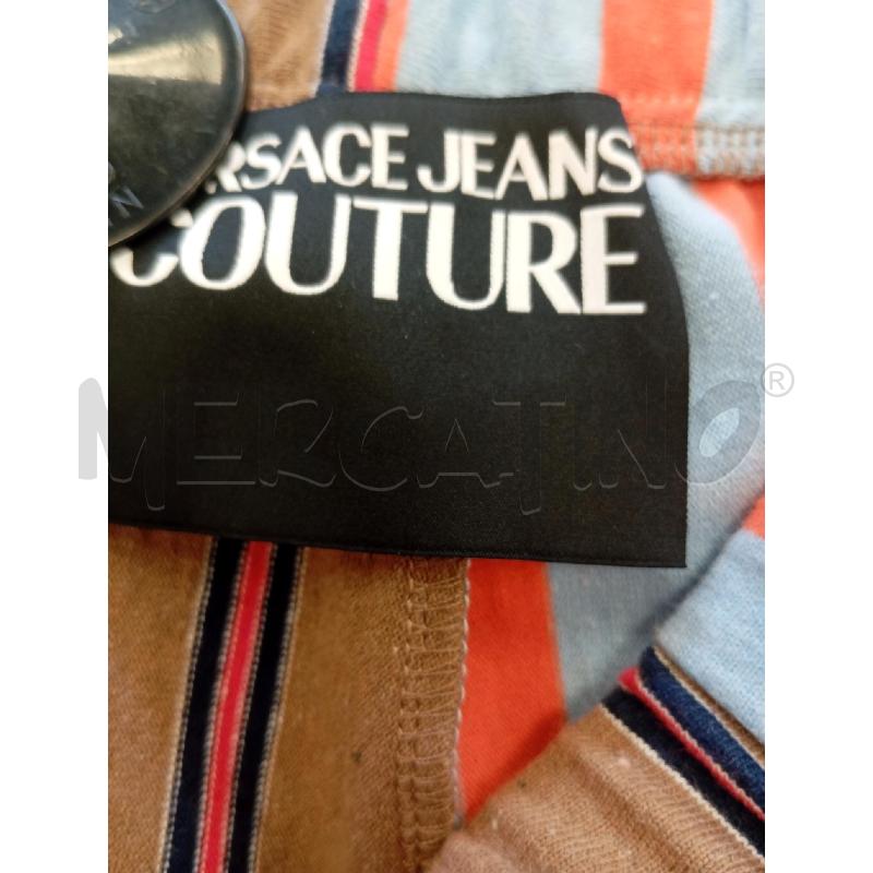 BERMUDA UOMO VERSACE JEANS COUTURE RIGHE MARRONE ARANCIO RIGHE  | Mercatino dell'Usato Verona fiera 5