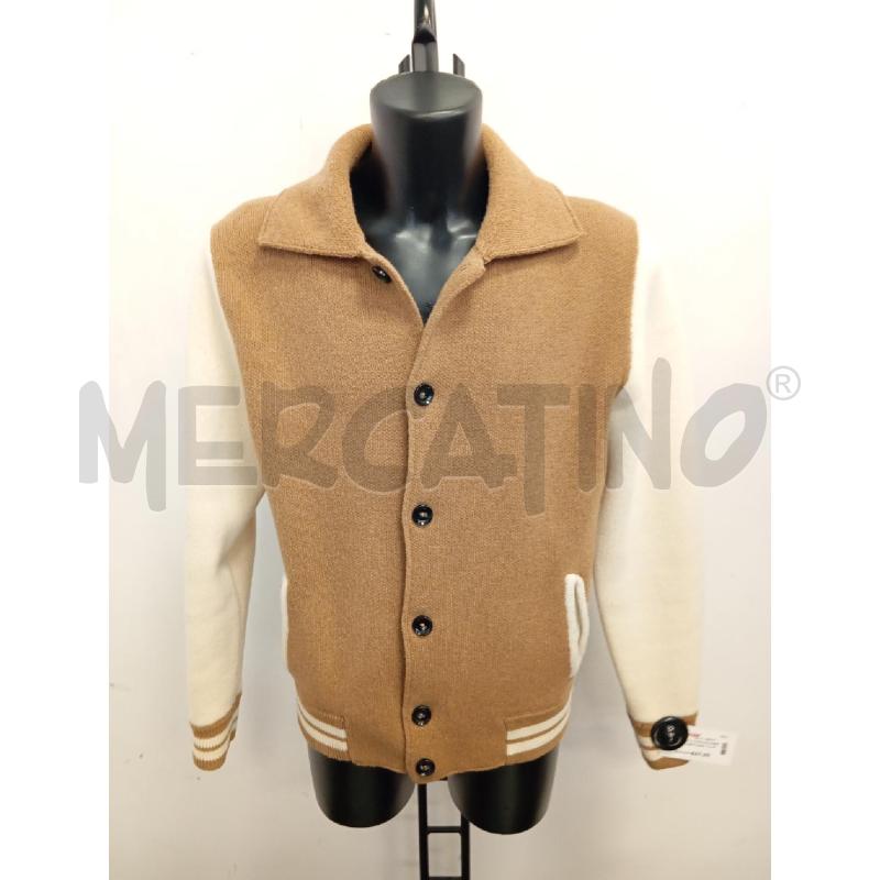 BLAZER U +39MASQ MARRONE INSERTI BIANCHI  | Mercatino dell'Usato Verona fiera 1