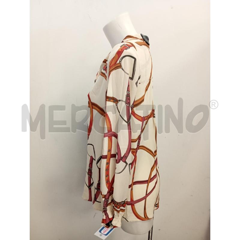 BLUSA DONNA MARELLA SETA BEIGE CINTURE  | Mercatino dell'Usato Verona fiera 3