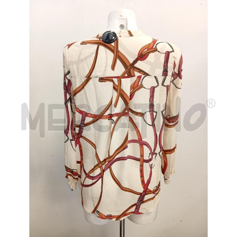 BLUSA DONNA MARELLA SETA BEIGE CINTURE  | Mercatino dell'Usato Verona fiera 4