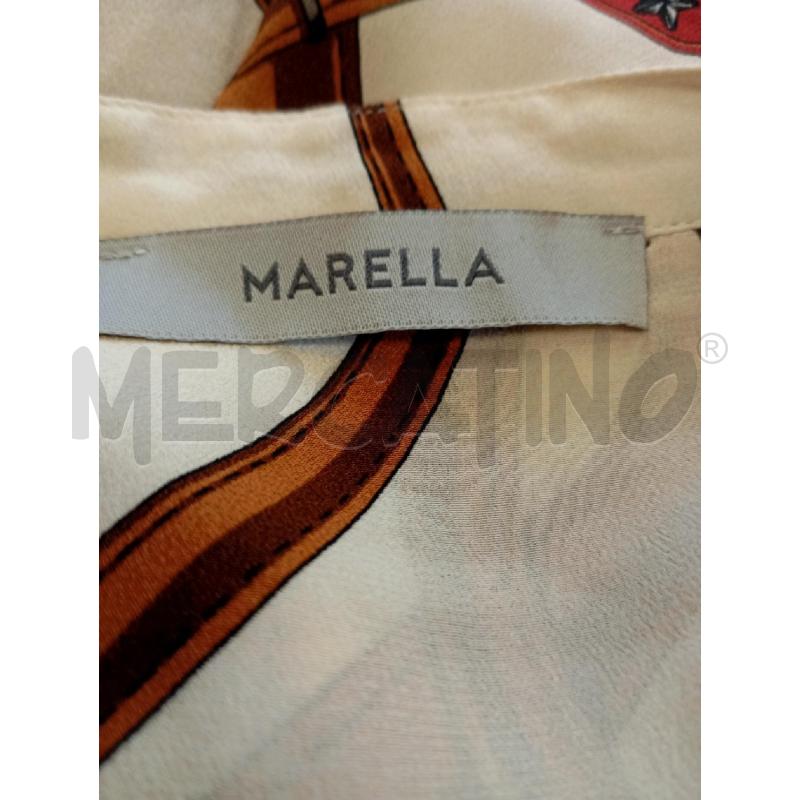 BLUSA DONNA MARELLA SETA BEIGE CINTURE  | Mercatino dell'Usato Verona fiera 5
