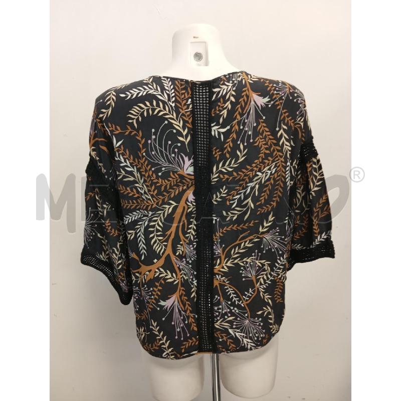 BLUSA DONNA MISSONI SETA NERO FOLGIE BEIGE LILLA  | Mercatino dell'Usato Verona fiera 4