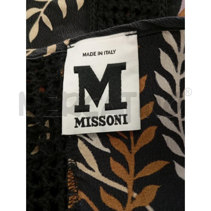 BLUSA DONNA MISSONI SETA NERO FOLGIE BEIGE LILLA  | Mercatino dell'Usato Verona fiera 5