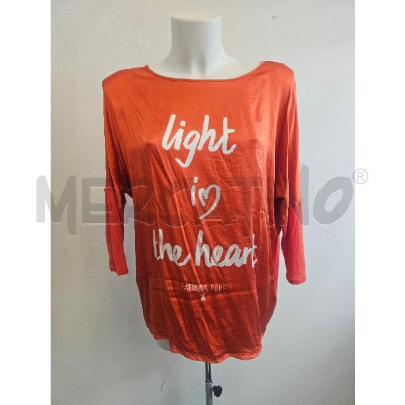 BLUSA DONNA PATRIZIA PEPE ARANCIO SCRI BIA  | Mercatino dell'Usato Verona fiera 1