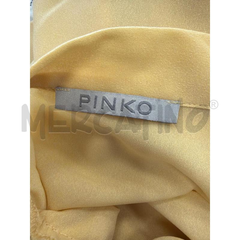 BLUSA D GIALLA PINKO CINTURA BEIGE PAILLETTES  | Mercatino dell'Usato Verona fiera 4