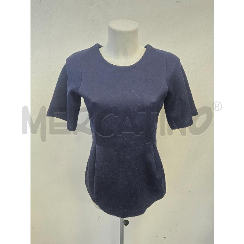 BLUSA D JIL SANDER BLU IN JERSEY  | Mercatino dell'Usato Verona fiera 1