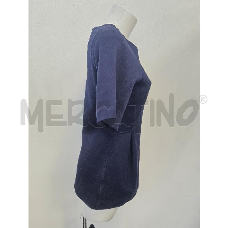 BLUSA D JIL SANDER BLU IN JERSEY  | Mercatino dell'Usato Verona fiera 2