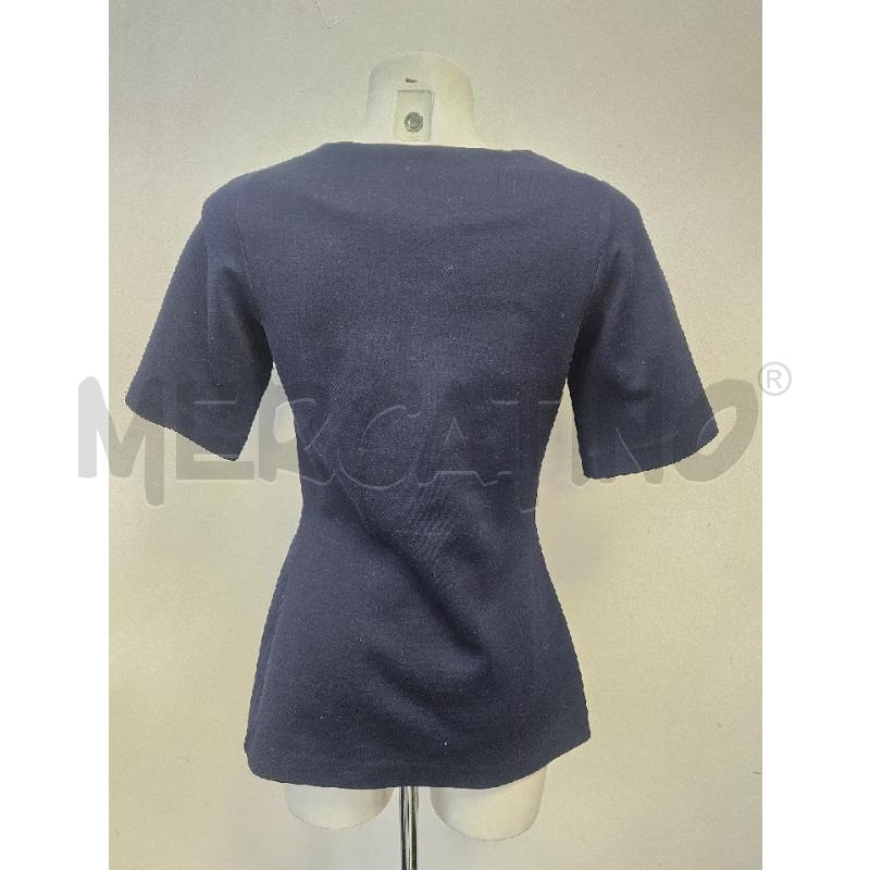 BLUSA D JIL SANDER BLU IN JERSEY  | Mercatino dell'Usato Verona fiera 3