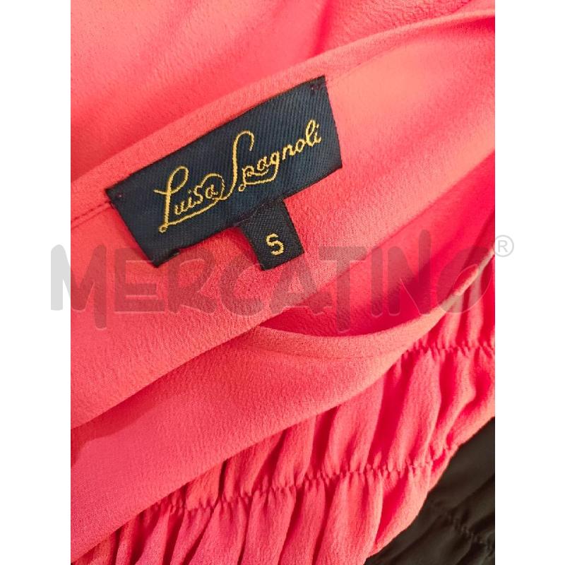 BLUSA D LUISA SPAGNOLI ROSSO FRAGOLA ARRICCIATA SOTTO | Mercatino dell'Usato Verona fiera 4