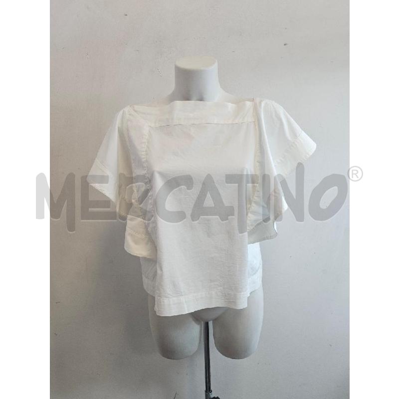 BLUSA D RAME BIANCA BORDO ORLO | Mercatino dell'Usato Verona fiera 1