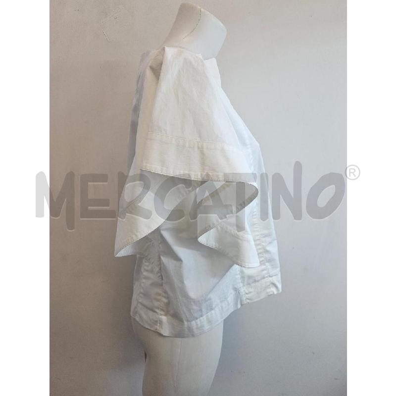BLUSA D RAME BIANCA BORDO ORLO | Mercatino dell'Usato Verona fiera 2