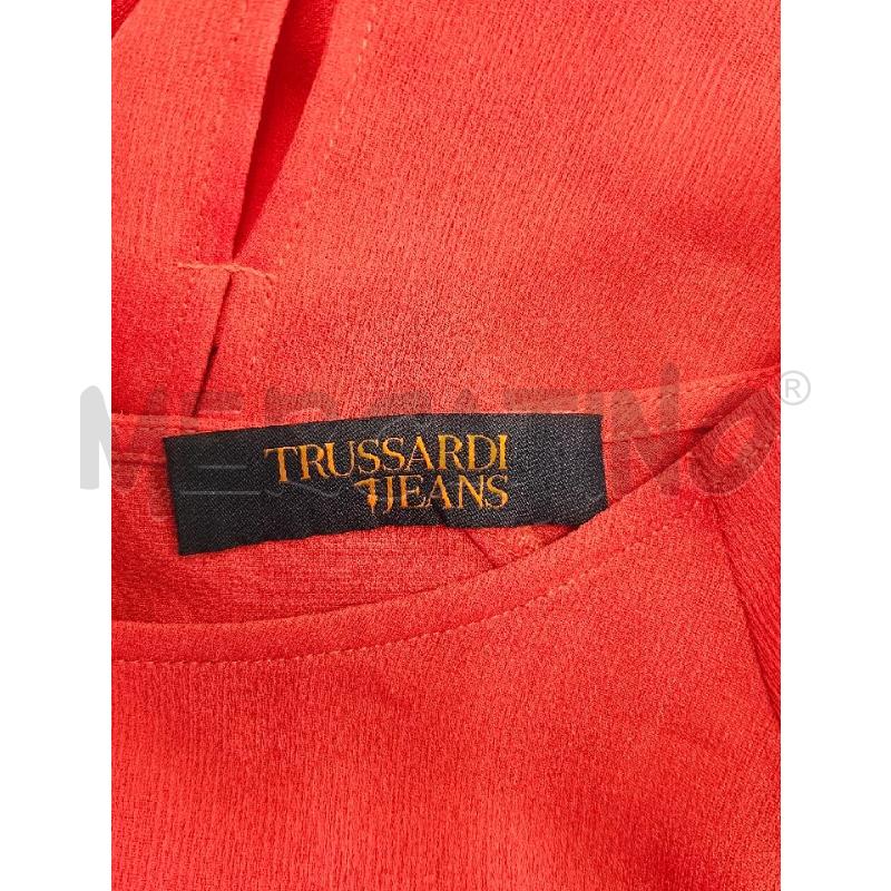 BLUSA D TRUSSARDI FUCSIA ROSA MANICA A CAMPANA  | Mercatino dell'Usato Verona fiera 4