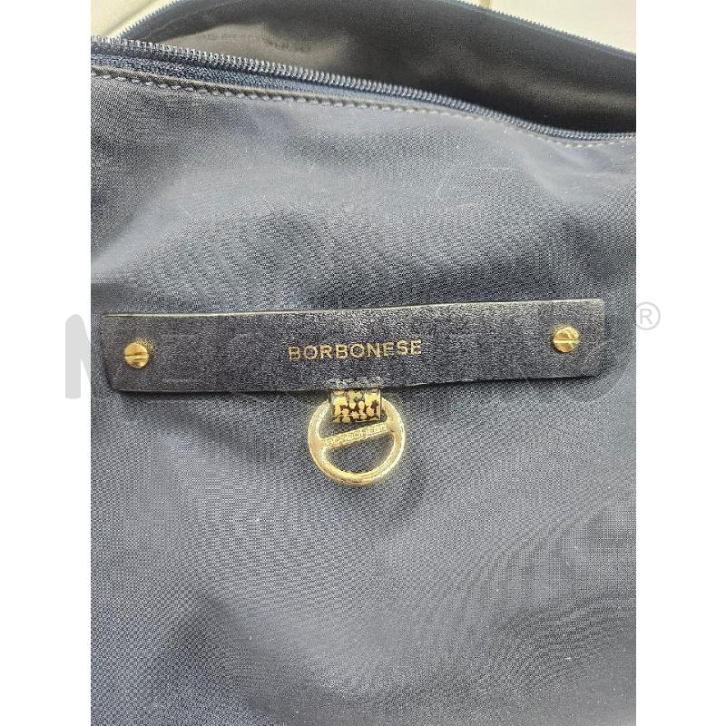 BORSA A SPALLA BORBONESE IN TELA BLU  | Mercatino dell'Usato Verona fiera 4
