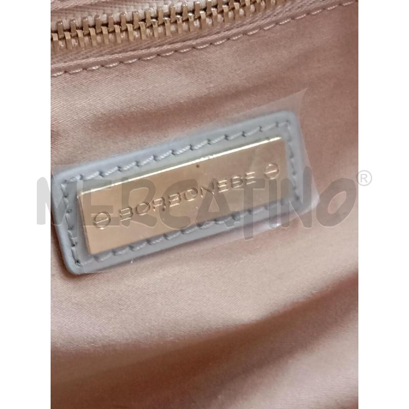 BORSA A SPALLA BORBONESE ZEBRATA GIALLO GRIGIO | Mercatino dell'Usato Verona fiera 4