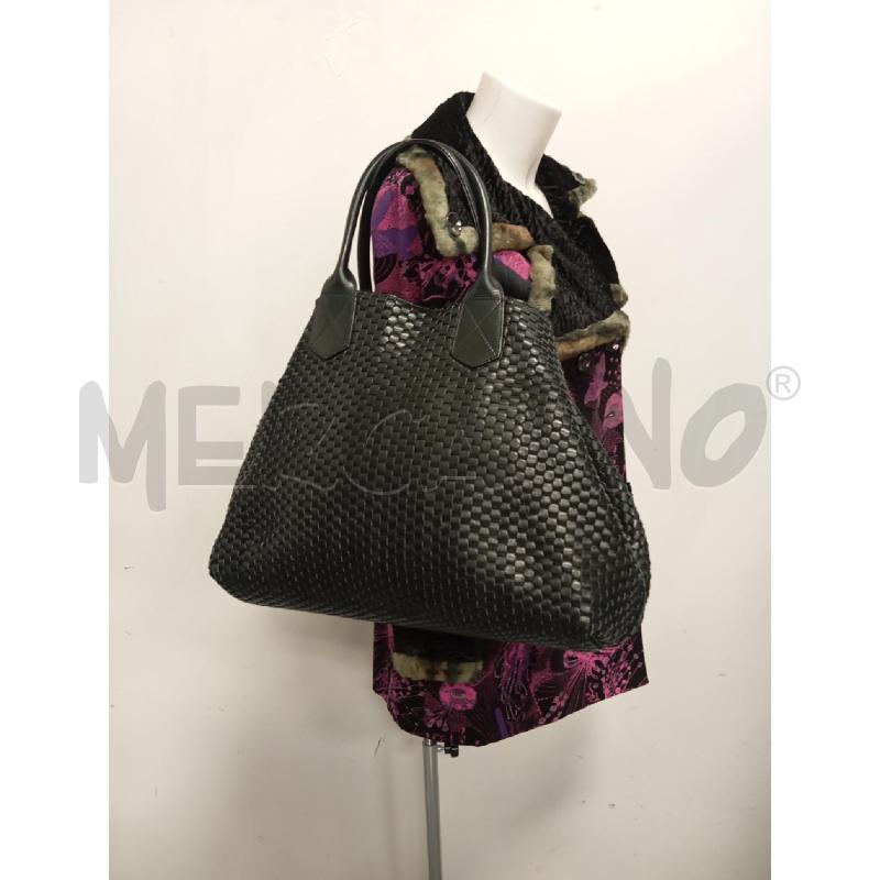 BORSA A SPALLA BRUNO PARISE PELLE INTR NERA | Mercatino dell'Usato Verona fiera 4