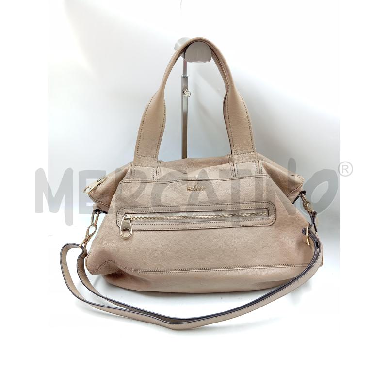 BORSA A SPALLA HOGAN MARRONE TASCA ESTERNA ZIP | Mercatino dell'Usato Verona fiera 1