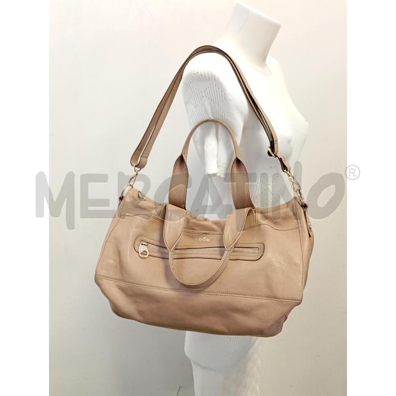 BORSA A SPALLA HOGAN MARRONE TASCA ESTERNA ZIP | Mercatino dell'Usato Verona fiera 4