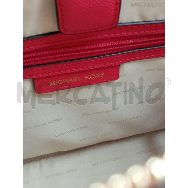 BORSA A SPALLA MICHAEL KORS ROSSA  | Mercatino dell'Usato Verona fiera 4