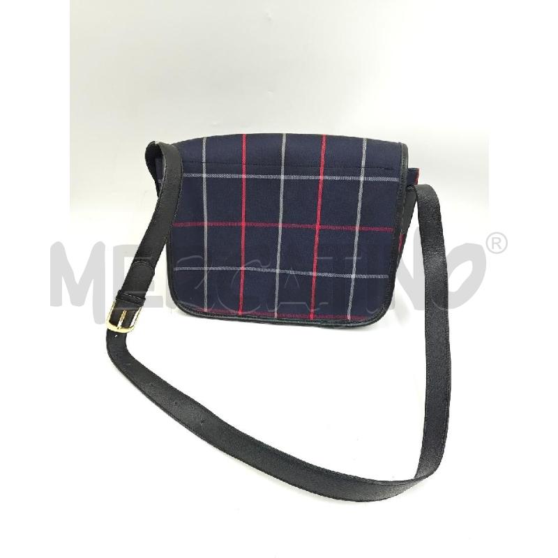 BORSA A TRACOLLA BURBERRY BLU RUGHE ROSSE  | Mercatino dell'Usato Verona fiera 2
