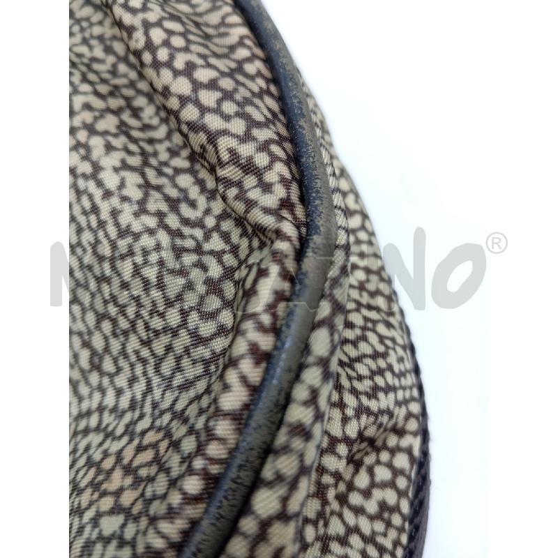 BORSA A TRACOLLA TESSUTO BORBONESE TAPIRO MARRONE   | Mercatino dell'Usato Verona fiera 4