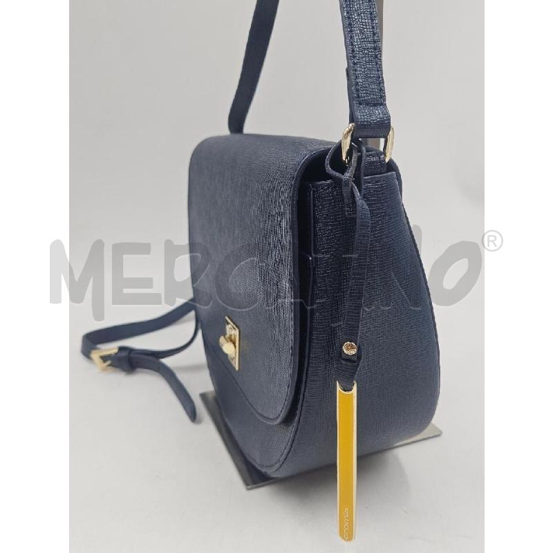 BORSA CROMIA PELLE BLU  | Mercatino dell'Usato Verona fiera 2