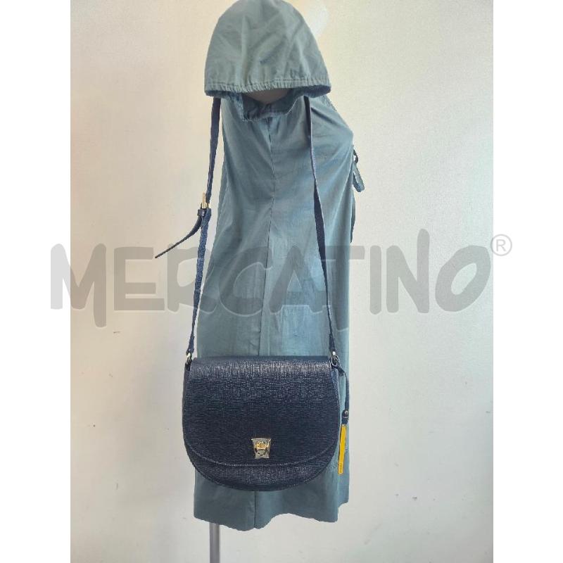 BORSA CROMIA PELLE BLU  | Mercatino dell'Usato Verona fiera 4
