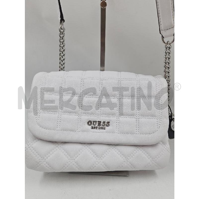 BORSA DONNA GUESS BIANCA ECOPELLE  | Mercatino dell'Usato Verona fiera 2