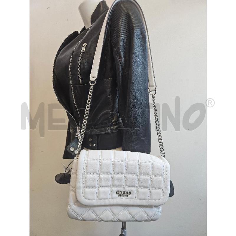 BORSA DONNA GUESS BIANCA ECOPELLE  | Mercatino dell'Usato Verona fiera 4