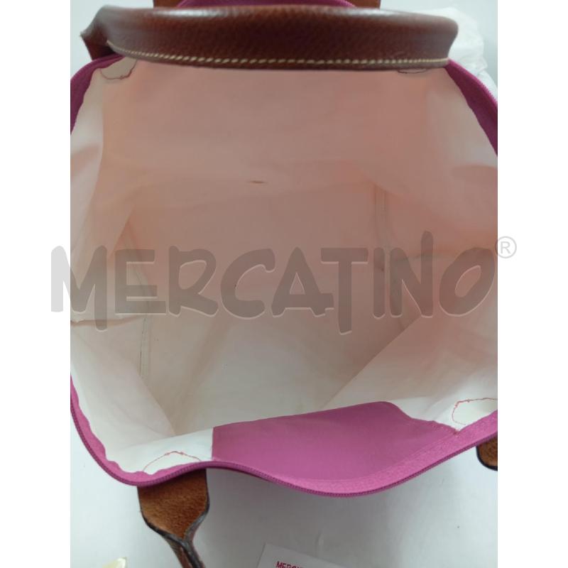 BORSA DONNA LONGCHAMPS FUCSIA | Mercatino dell'Usato Verona fiera 3