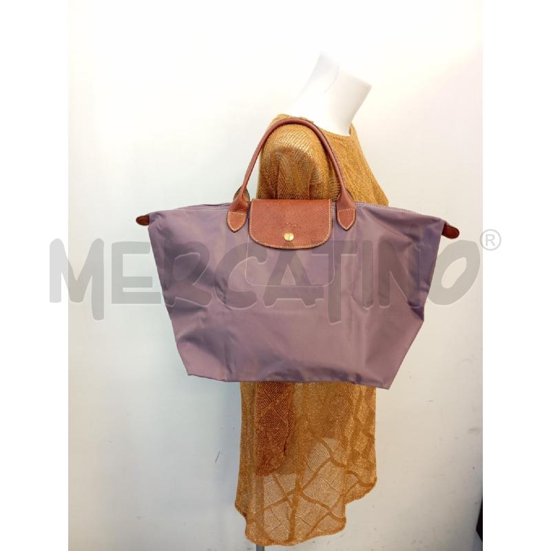 BORSA DONNA LONGCHAMP VIOLA  | Mercatino dell'Usato Verona fiera 4