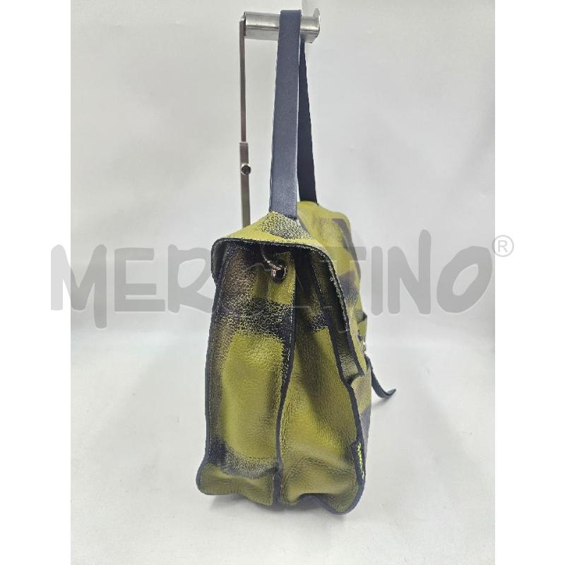 BORSA DONNA REBELLE VERDE MILITARE CERNIERA DAV  | Mercatino dell'Usato Verona fiera 2