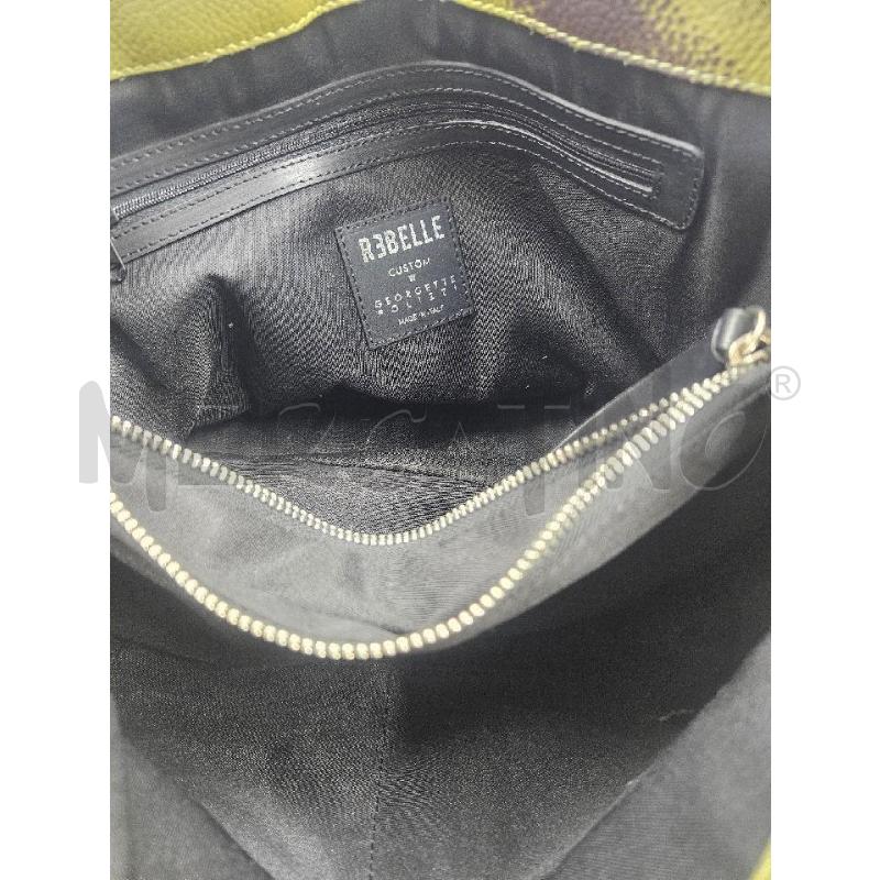 BORSA DONNA REBELLE VERDE MILITARE CERNIERA DAV  | Mercatino dell'Usato Verona fiera 4