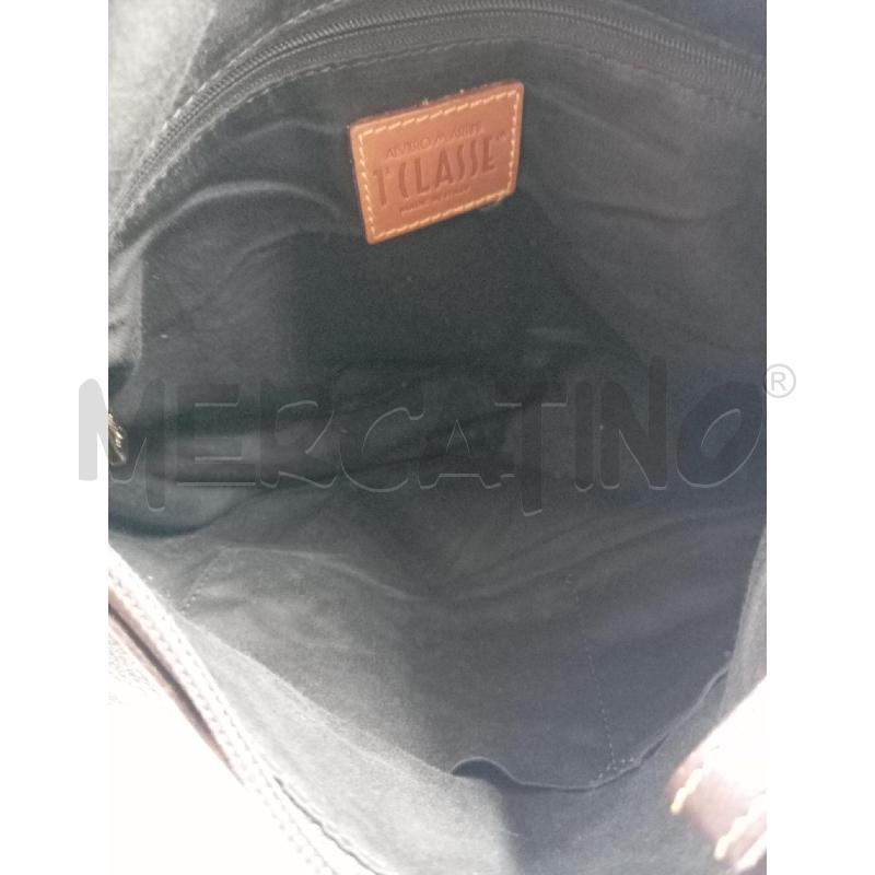 BORSA D ALVIERO MARTINI MARRONE INSERI GEO  | Mercatino dell'Usato Verona fiera 3