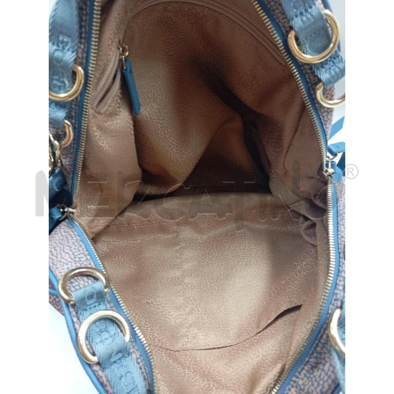 BORSA D BORBONESE ROSA AZZURRA STAMPA TAPIRO  | Mercatino dell'Usato Verona fiera 3