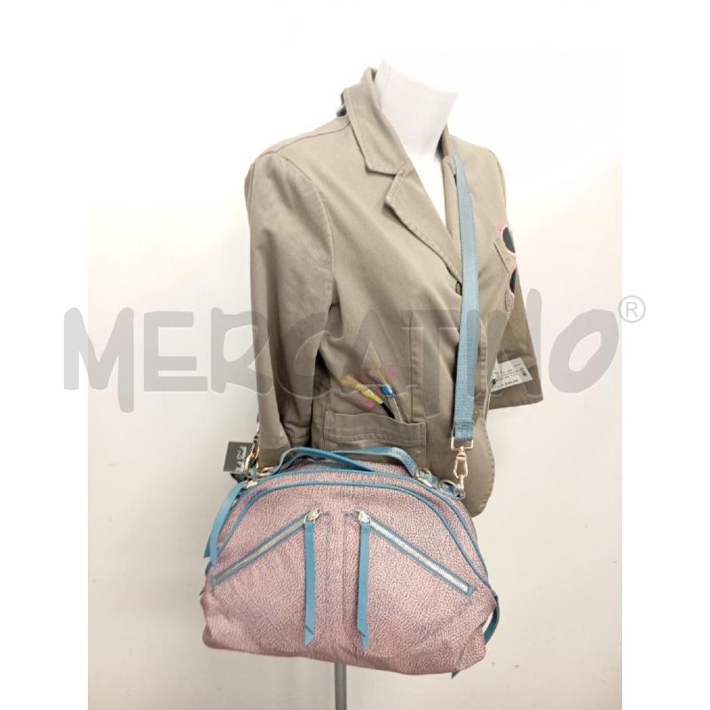 BORSA D BORBONESE ROSA AZZURRA STAMPA TAPIRO  | Mercatino dell'Usato Verona fiera 4