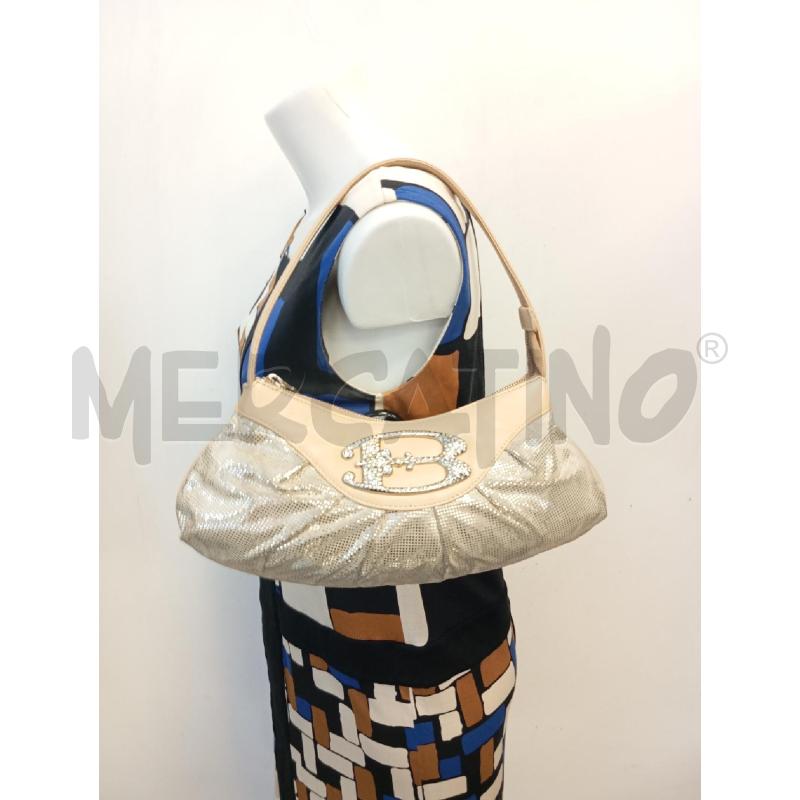 BORSA D BRACCIALINI BEIGE LETTERA STRASS  | Mercatino dell'Usato Verona fiera 4