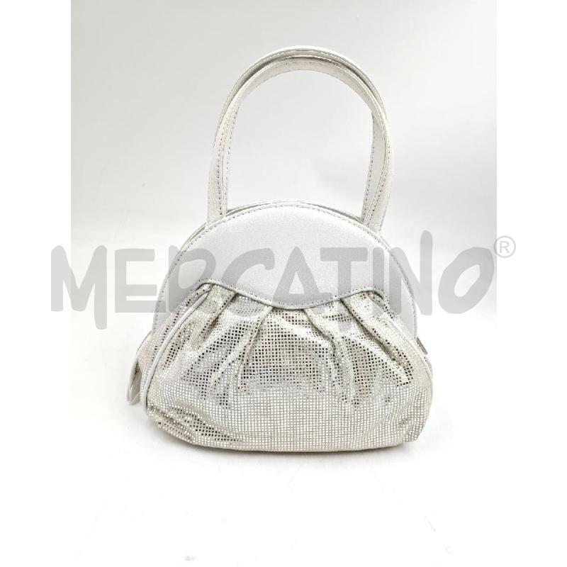 BORSA D BRACCIALINI BIA  ARGENTATA  INIZIALE STRASS  | Mercatino dell'Usato Verona fiera 3