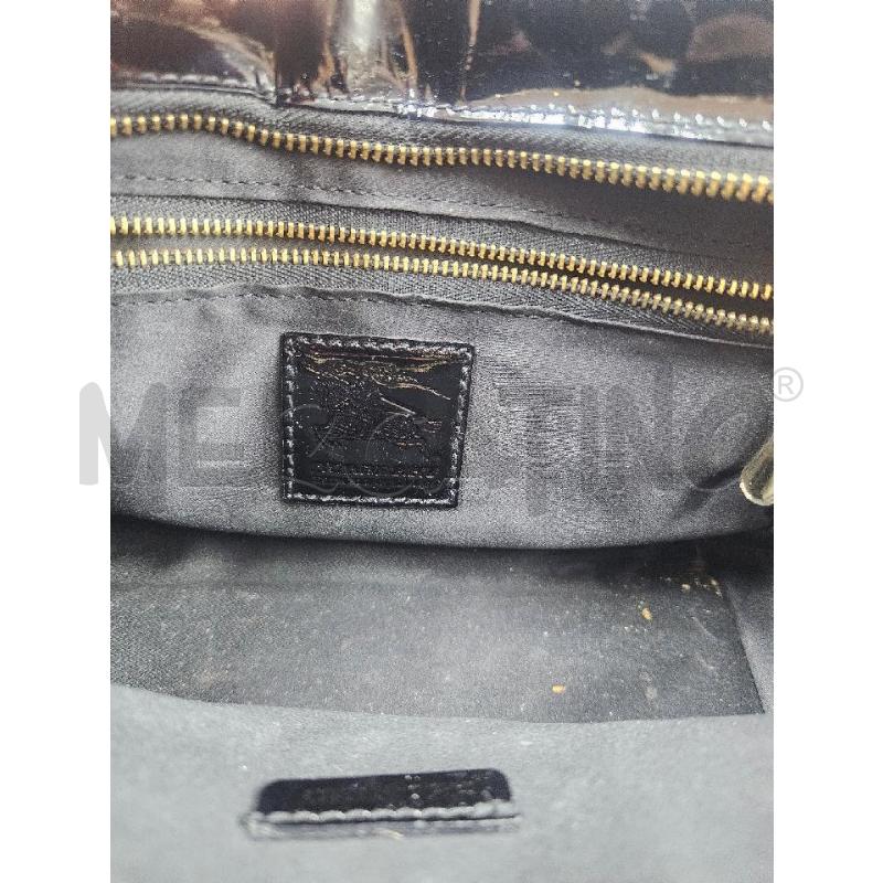BORSA D BURBERRY MANOR IN VERNICE NERA TRAPUNTATA  | Mercatino dell'Usato Verona fiera 3